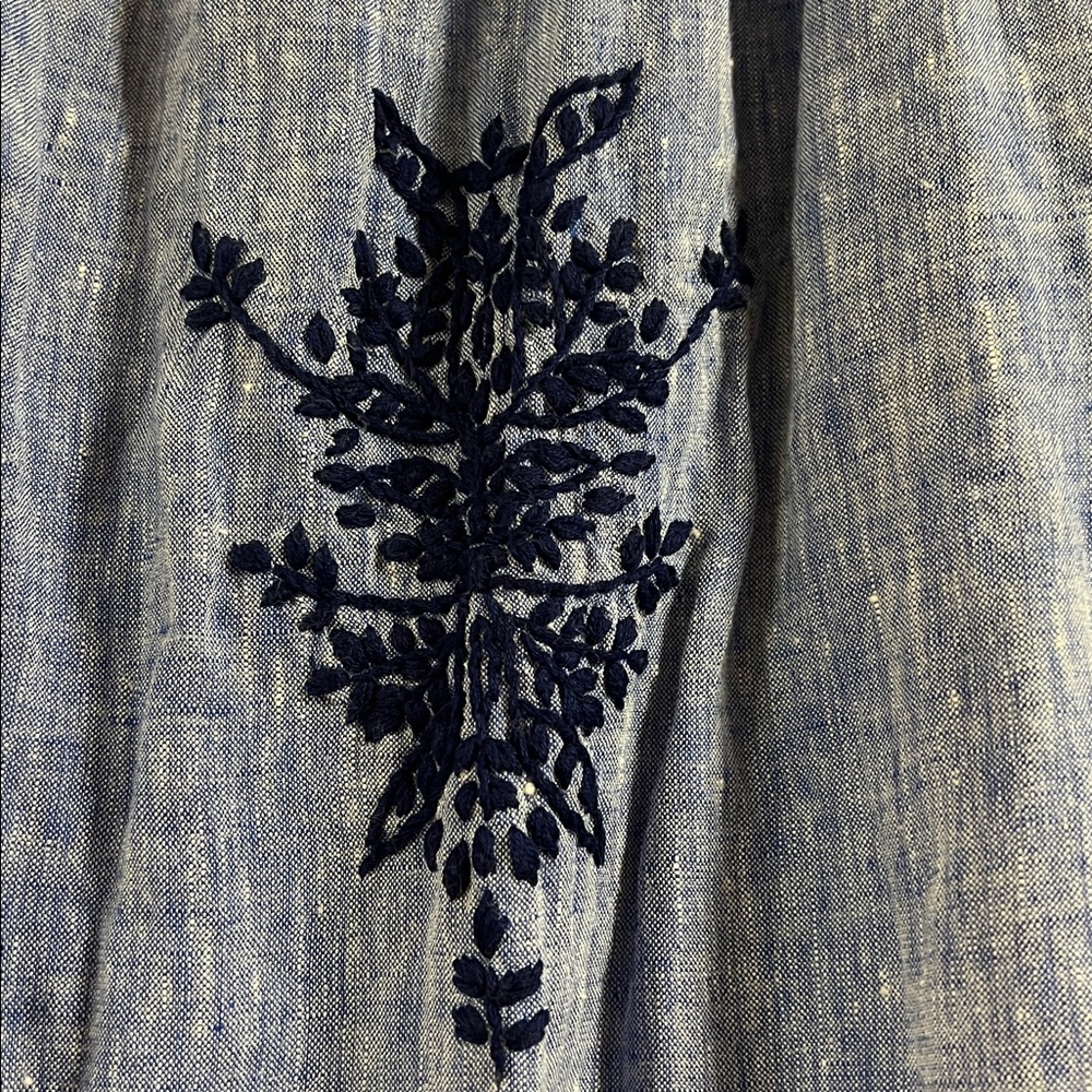 Roller Rabbit Blue Embroidered Mini Dress - Picture 5 of 5